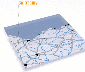 3d view of Saint-Bihy