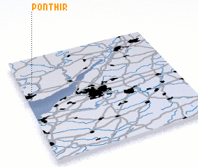 3d view of Pont-hir