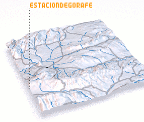 3d view of Estación de Gorafe