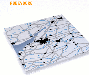 3d view of Abbey Dore
