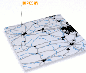 3d view of Hopesay