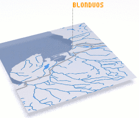 3d view of Blönduós