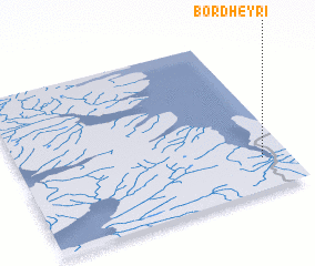 3d view of Borðeyri