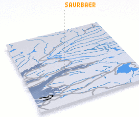 3d view of Saurbær