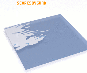 3d view of Scoresbysund