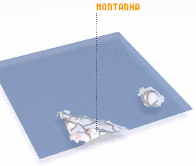 3d view of Montanha