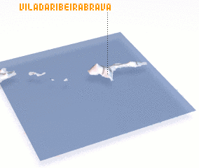 3d view of Vila da Ribeira Brava