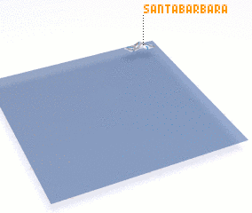 3d view of Santa Bárbara