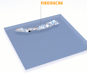 3d view of Ribeira Chã