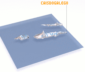 3d view of Cais do Galego