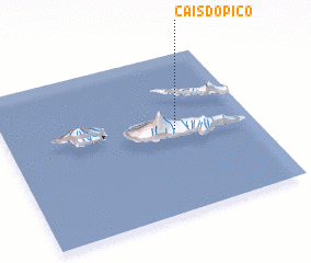 3d view of Cais do Pico