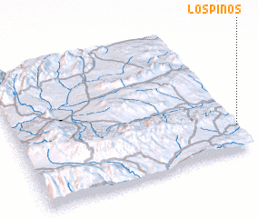 3d view of Los Pinos