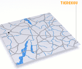 3d view of Tiérékou