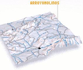 3d view of Arroyo Molinos