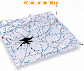 3d view of Rebollosa de Hita