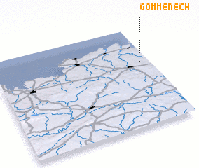 3d view of Gommenecʼh