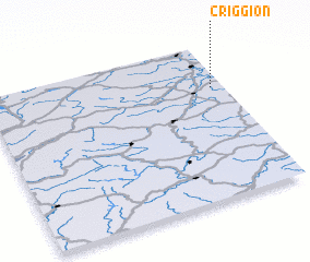 3d view of Criggion