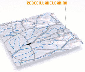 3d view of Redecilla del Camino