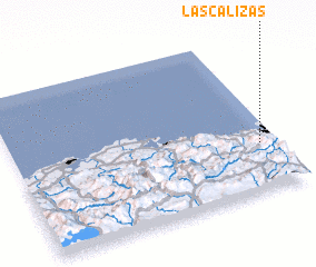 3d view of Las Calizas