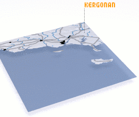 3d view of Kergonan