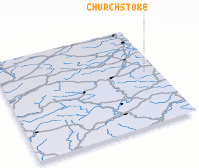 3d view of Church Stoke