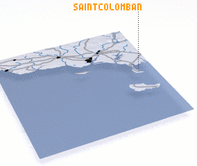 3d view of Saint-Colomban