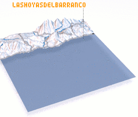 3d view of Las Hoyas del Barranco