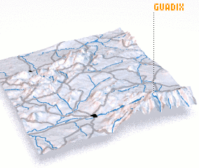 3d view of Guadix