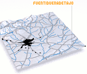 3d view of Fuentidueña de Tajo