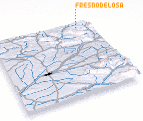 3d view of Fresno de Losa