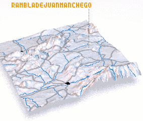 3d view of Rambla de Juan Manchego