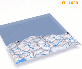 3d view of El Llano