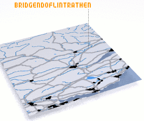 3d view of Bridgend of Lintrathen