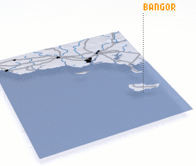 3d view of Bangor