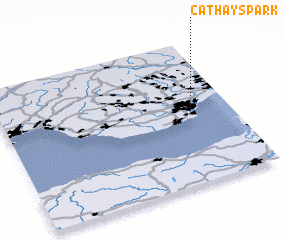 3d view of Cathays Park