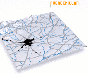 3d view of Fuencemillán