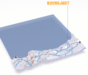 3d view of Bou Mejart