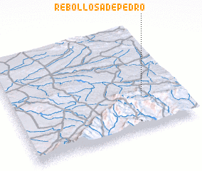 3d view of Rebollosa de Pedro
