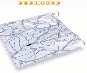 3d view of San Miguel de Pedroso