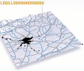 3d view of Robledillo de Mohernando