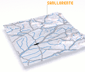 3d view of San Llorente