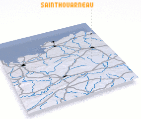 3d view of Saint-Houarneau