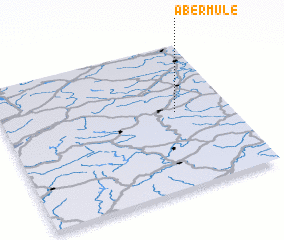 3d view of Abermule