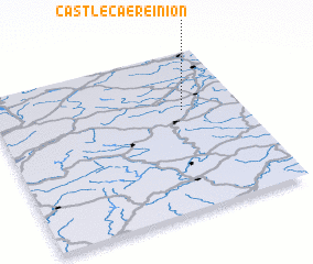 3d view of Castle Caereinion