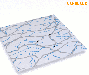 3d view of Llanbedr