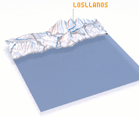 3d view of Los Llanos