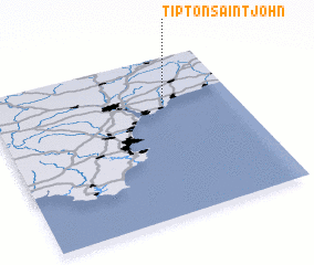 3d view of Tipton Saint John