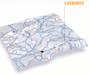 3d view of Los Baños