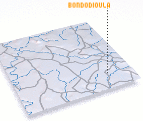 3d view of Bondo-Dioula