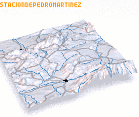 3d view of Estación de Pedro Martínez